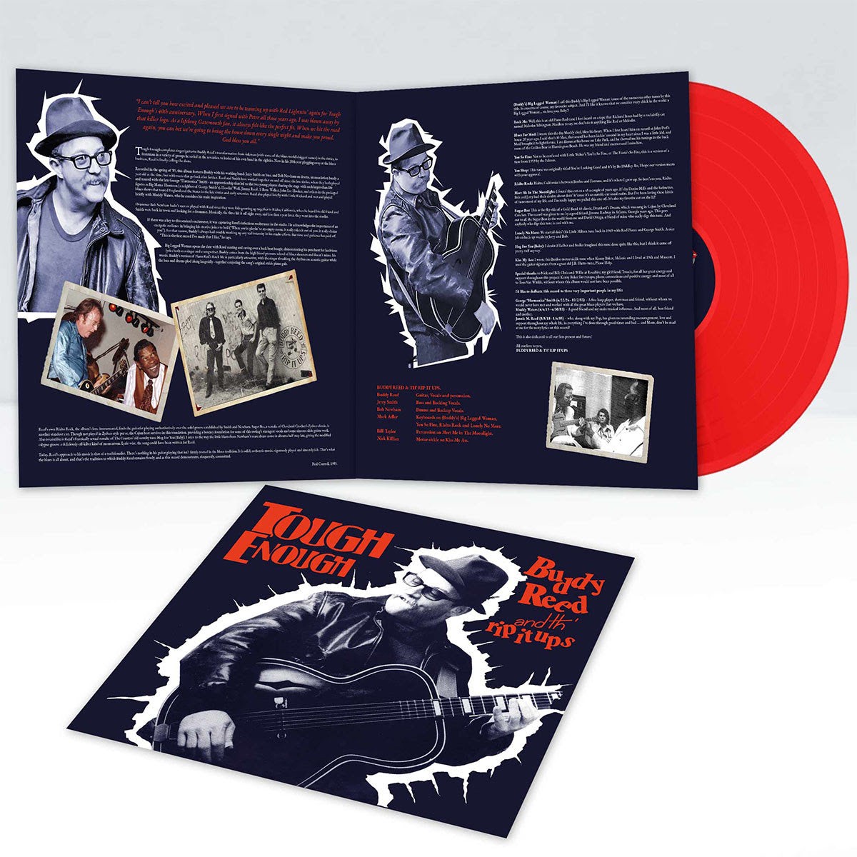 Buddy Reed Th Rip It Ups – Tough Enough Indie-Exclusive Translucent Red Vinyl
