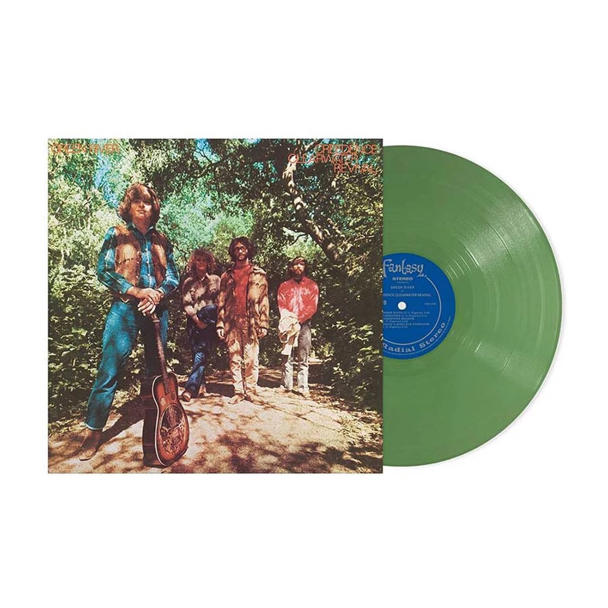 DAMAGED Creedence Clearwater Revival – Green River Olive Green Vinyl