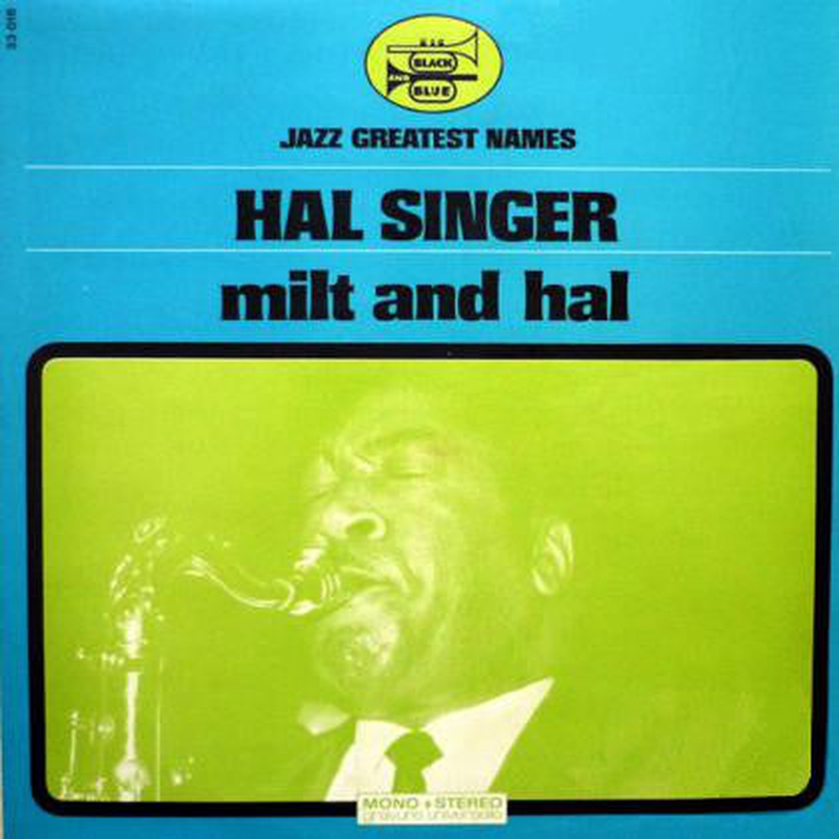 Hal Singer - Milt And Hal (LP Album) - USED