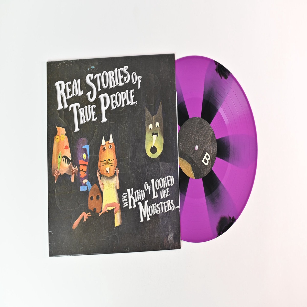 Oso Oso - Real Stories Of True People Who Kind Of Looked Like Monsters on Counter Intuitive Purple Black Cornetto Reissue