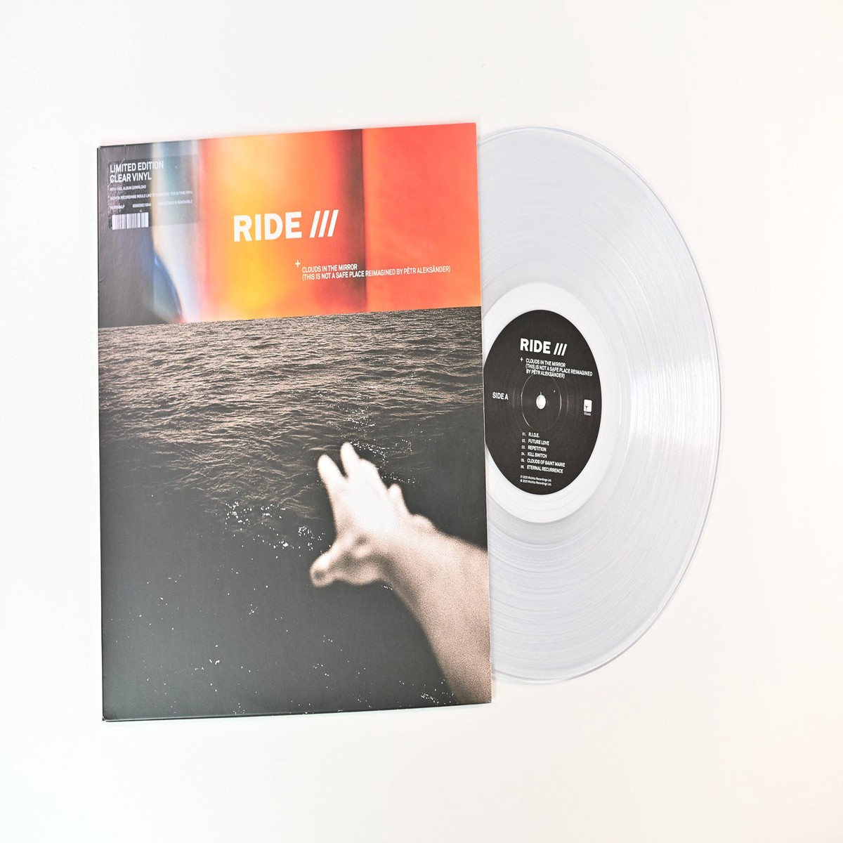 Ride - Clouds In The Mirror (This Is Not A Safe Place Reimagined By Ptr Aleksnder) on Wichita Ltd Clear Vinyl