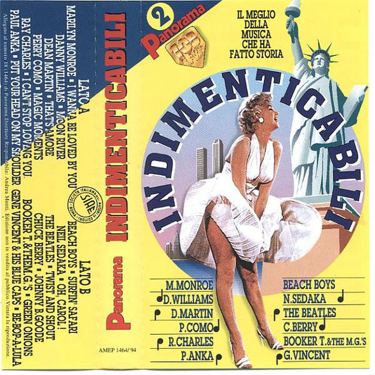 Various - Indimenticabili Il Meglio Della Musica Che Ha Fatto Storia (Cass Comp) - USED