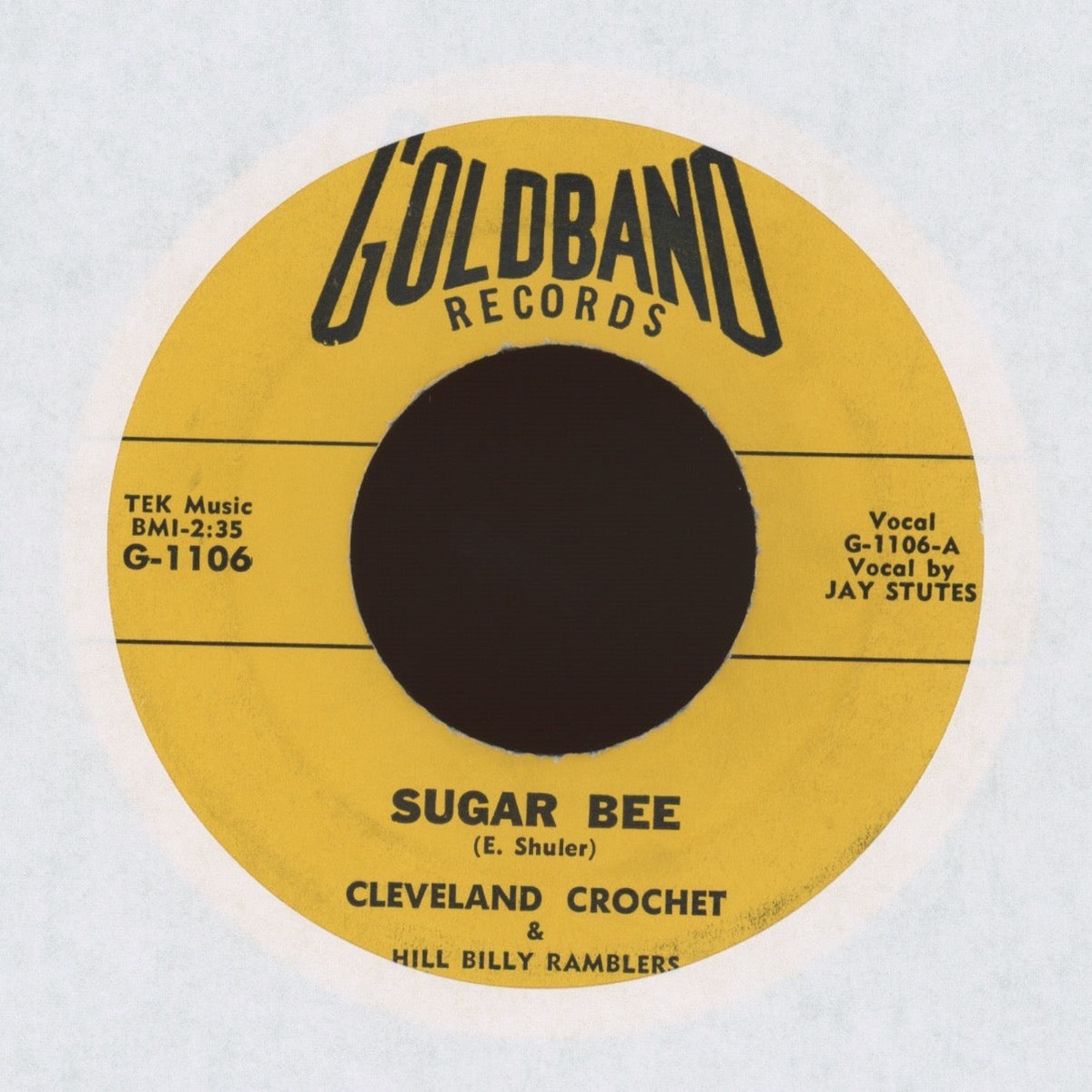 Cleveland Crochet Band – Sugar Bee on Goldband Cajun Rocker 45
