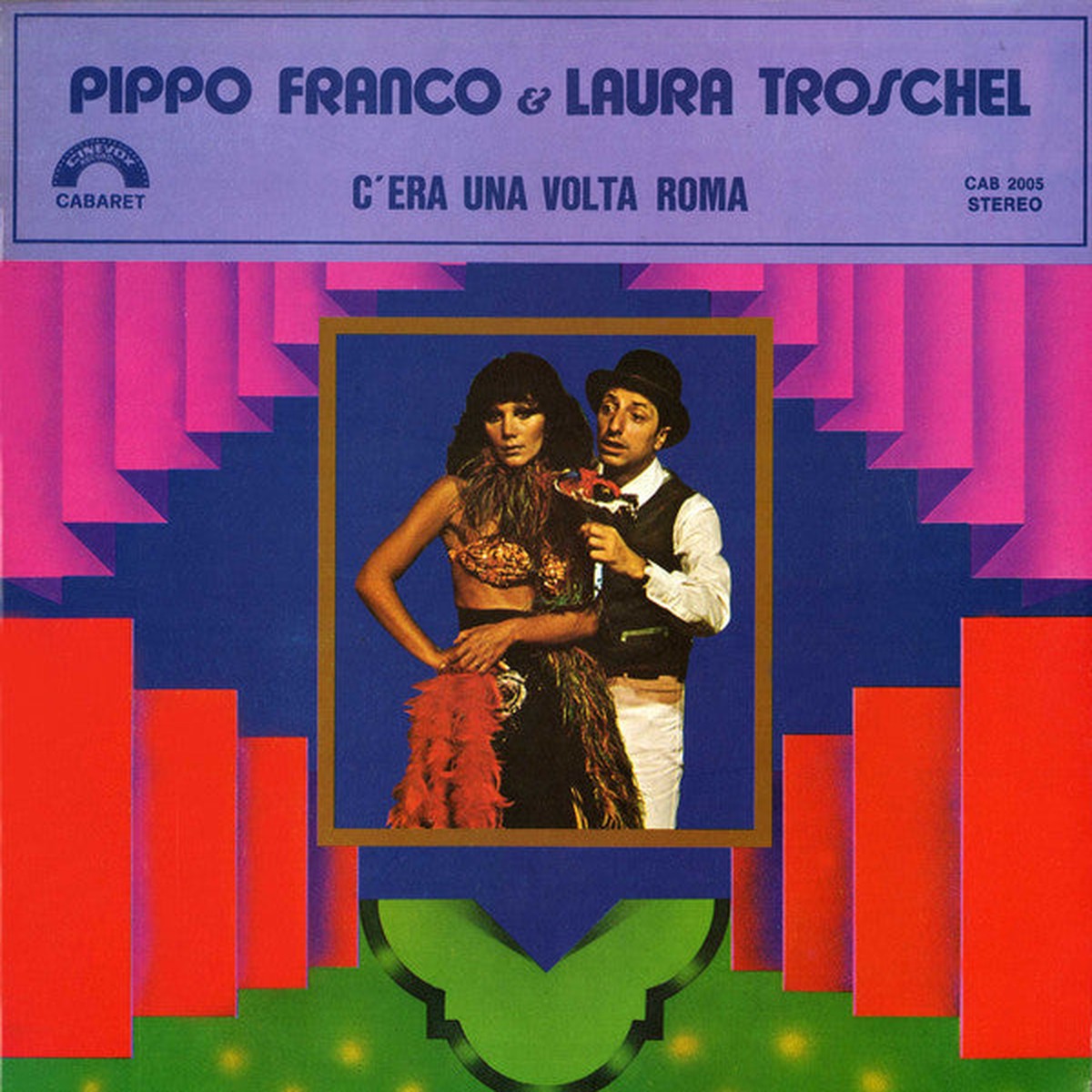 Pippo Franco Laura Troschel – CEra Una Volta Roma (LP Album) – USED