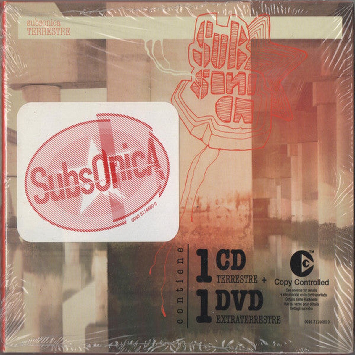 Subsonica – Terrestre (CD Album Ltd DVD-V Ltd) – USED