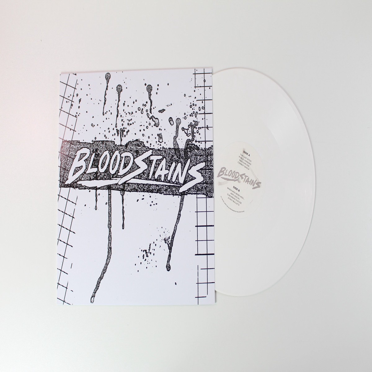 Bloodstains – Bloodstains Ltd White Vinyl Reissue Self-released