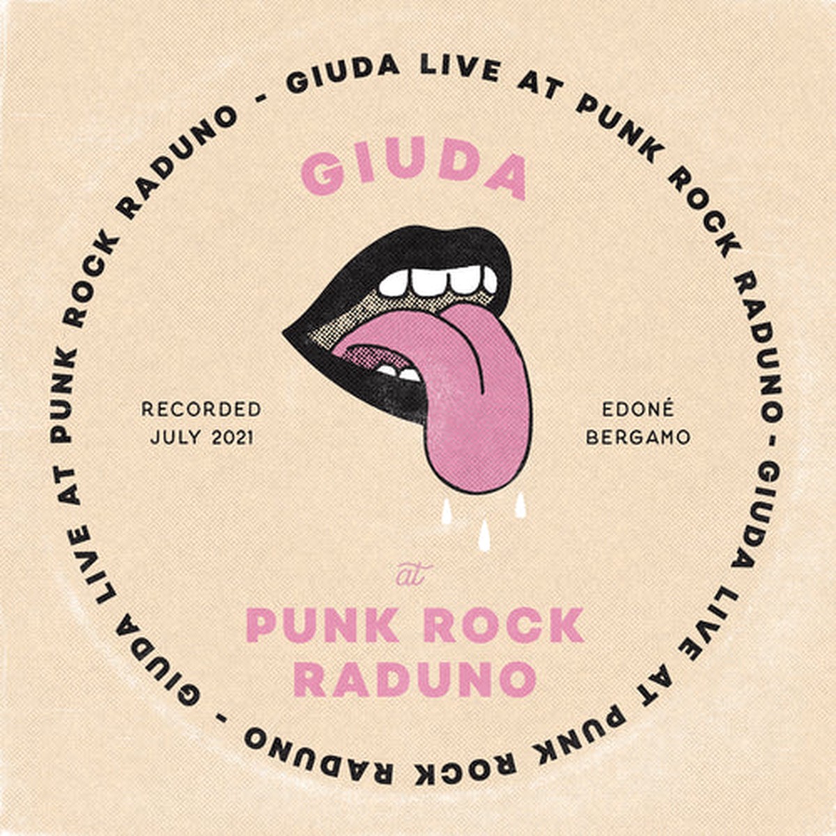 GIUDA – LIVE AT PUNK ROCK RADUNO (LP Album WHITE) – NEW