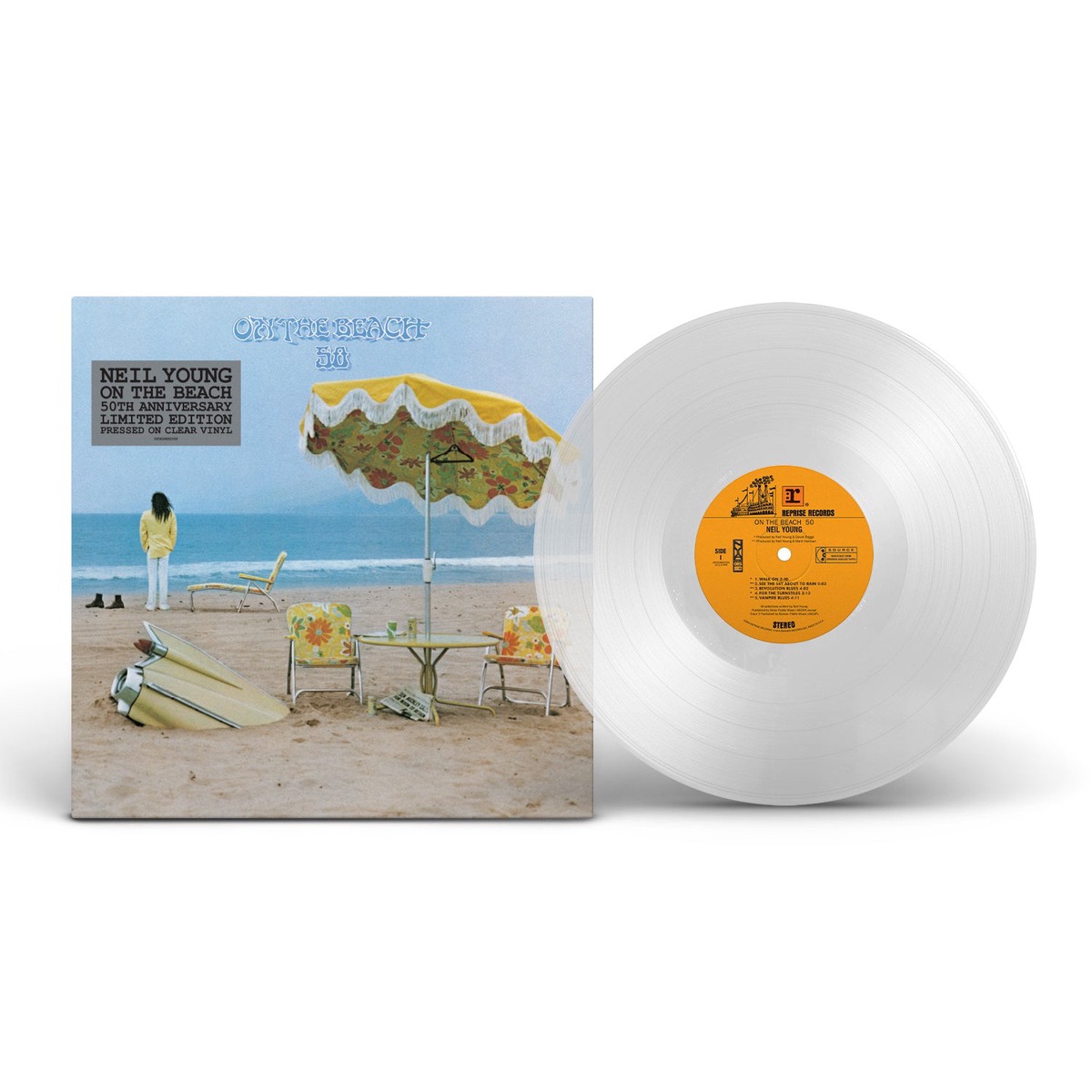 Neil Young – On The Beach Clear Vinyl