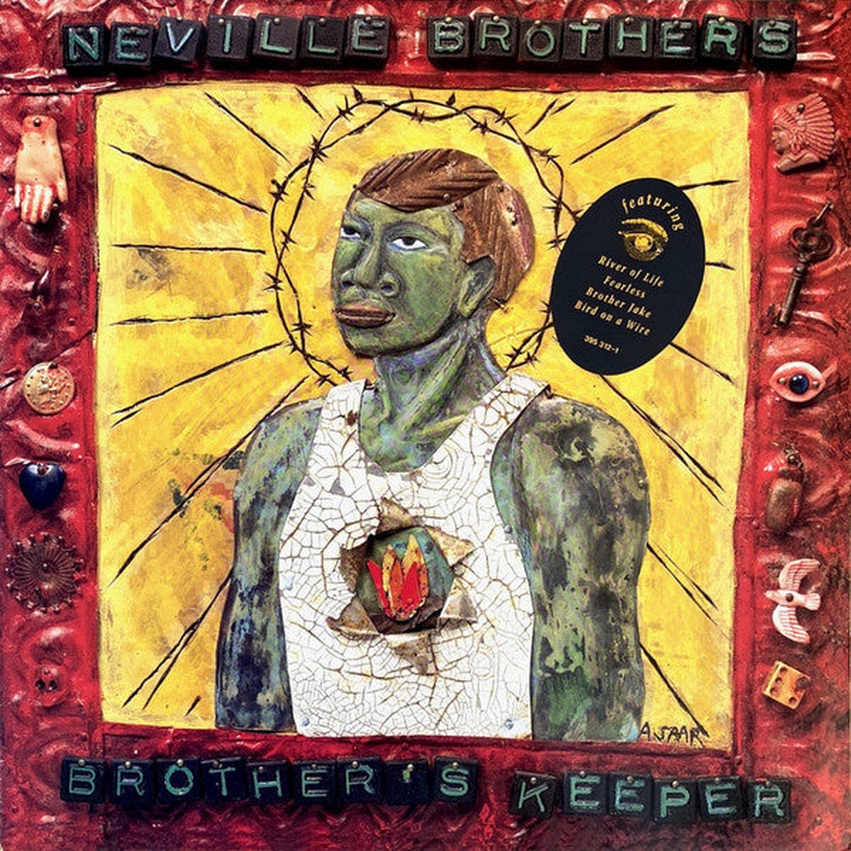 The Neville Brothers – Brothers Keeper (LP Album) – USED