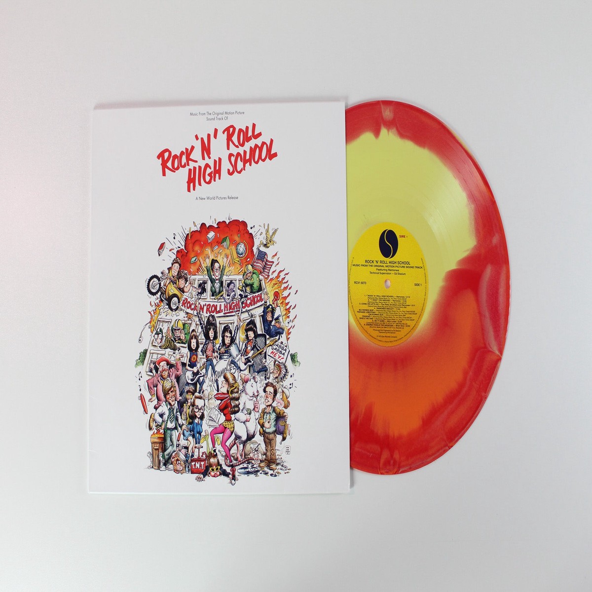 Various – Rock N Roll High School (Music From The Original Motion Picture Soundtrack) on Sire – Fire Colored Vinyl