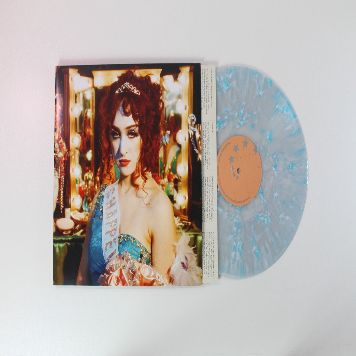 Chappell Roan – The Rise And Fall Of A Midwest Princess on Island Clear w Blue Crushed Splatter Reissue