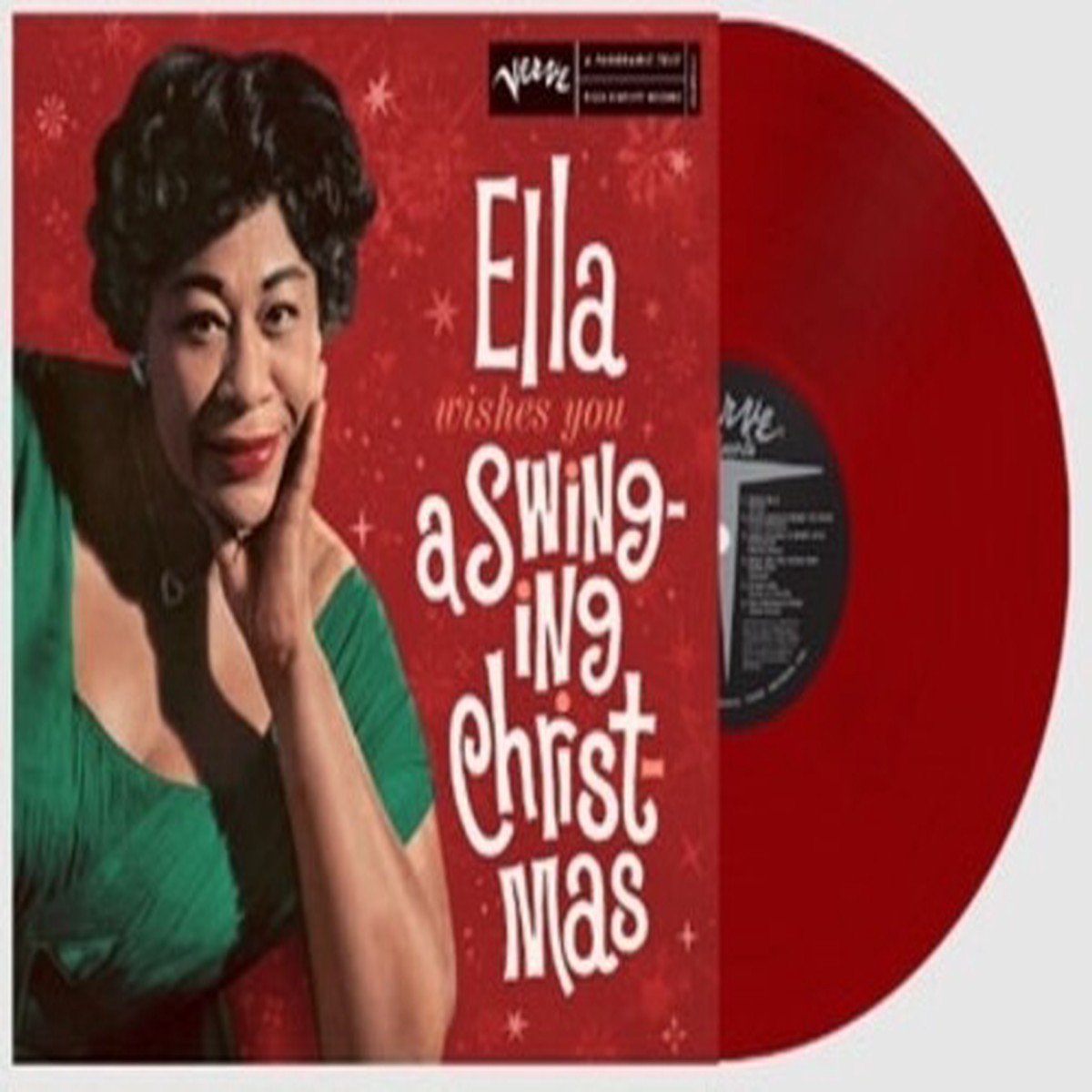 DAMAGED Ella Fitzgerald – Ella Wishes You A Swinging Christmas Red Vinyl