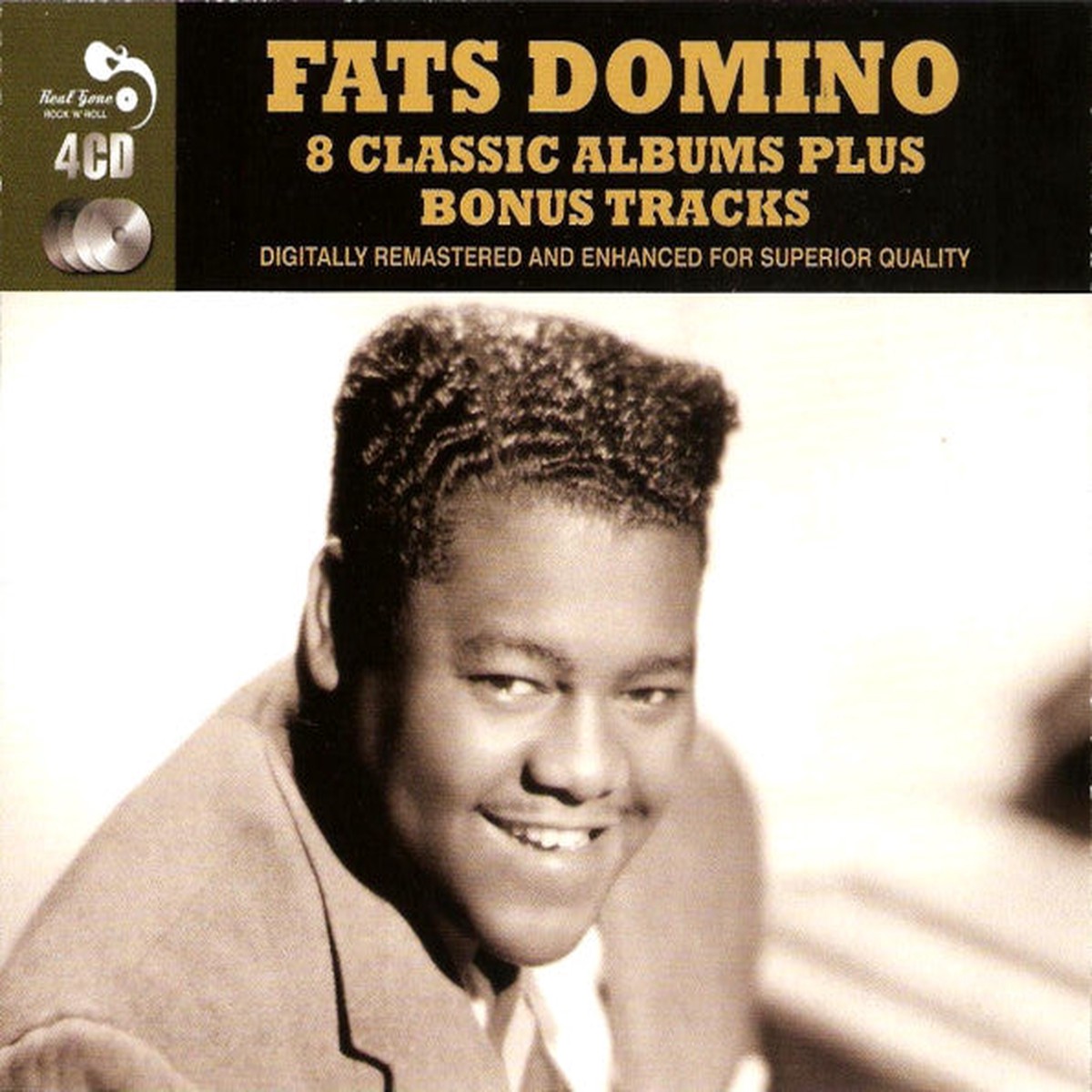 Fats Domino – 8 Classic Albums Plus Bonus Tracks (4xCD Comp RM) – USED
