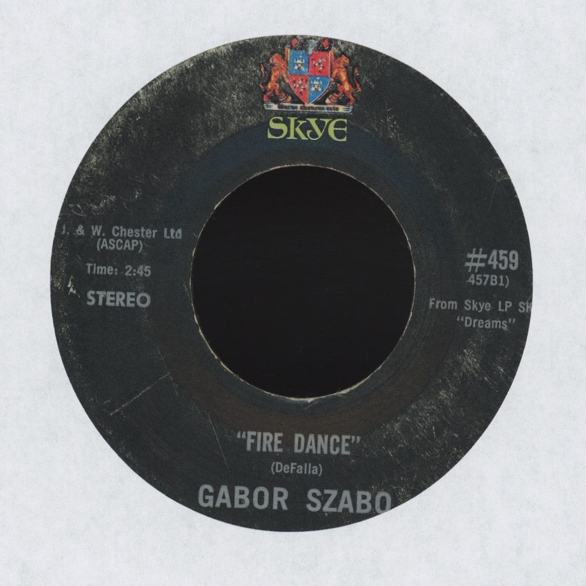 Gabor Szabo – Fire Dance on Skye Jazz 45