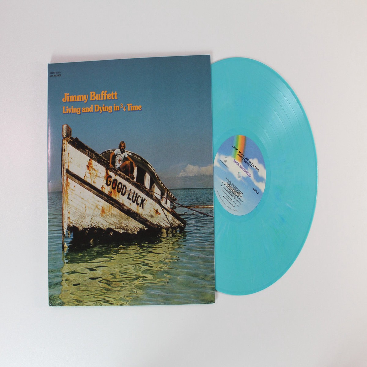 Jimmy Buffett – Living And Dying In 34 Time on MCA Sea Breeze Vinyl Reissue