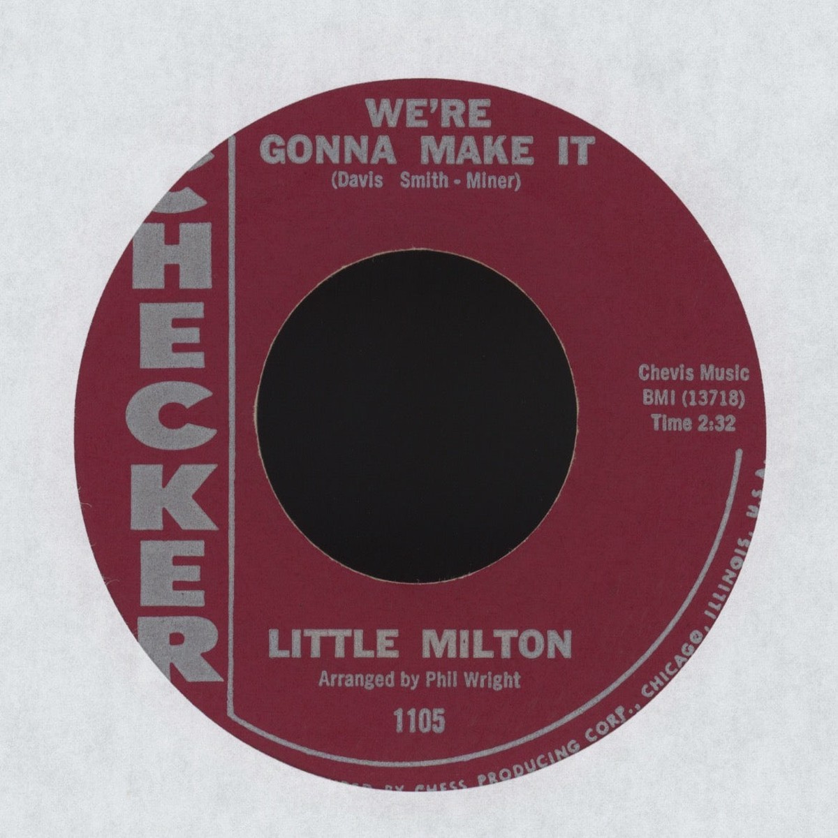Little Milton – Were Gonna Make It on Checker Northern Soul 45