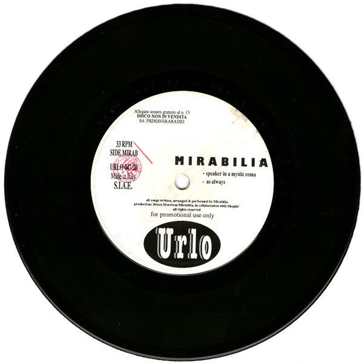 Mirabilia (2) Veronika Voss – Mirabilia Veronika Voss (7 Promo) – USED