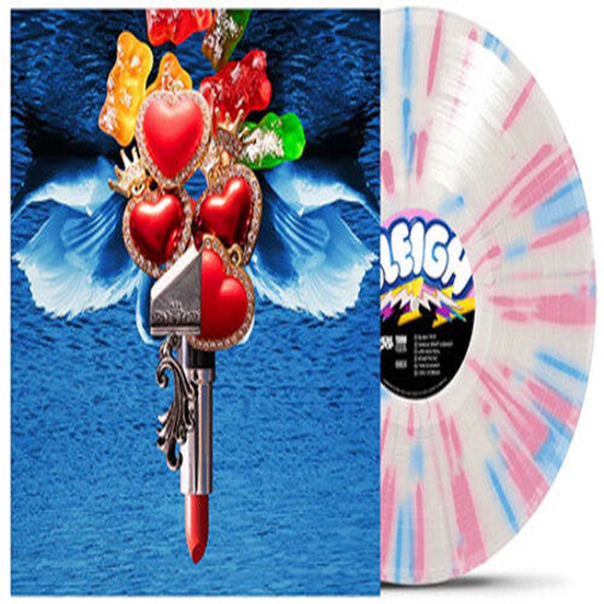 Sleigh Bells – Bunky Becky Birthday Boy Clear w Pink Blue Splatter Vinyl