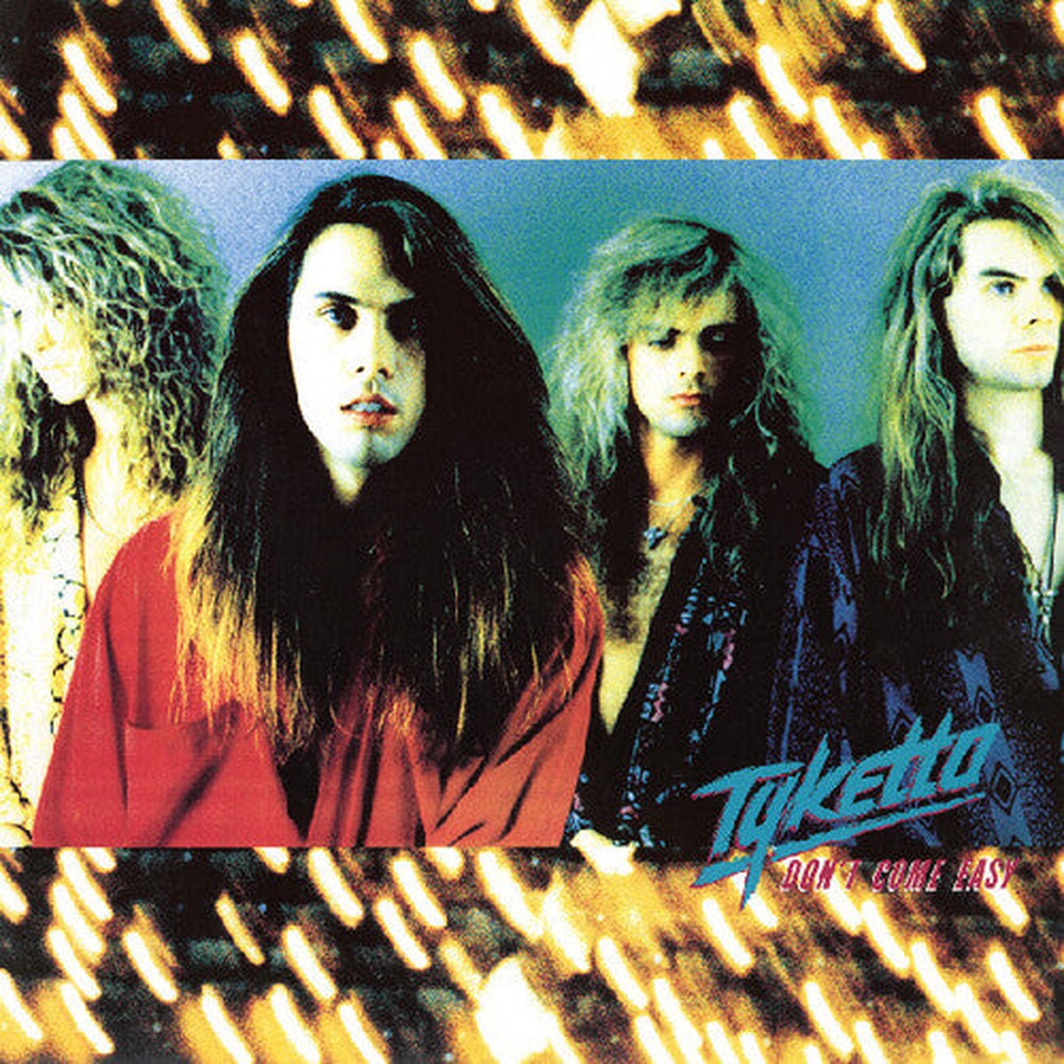 Tyketto – Dont Come Easy Teal w White Swirl Vinyl