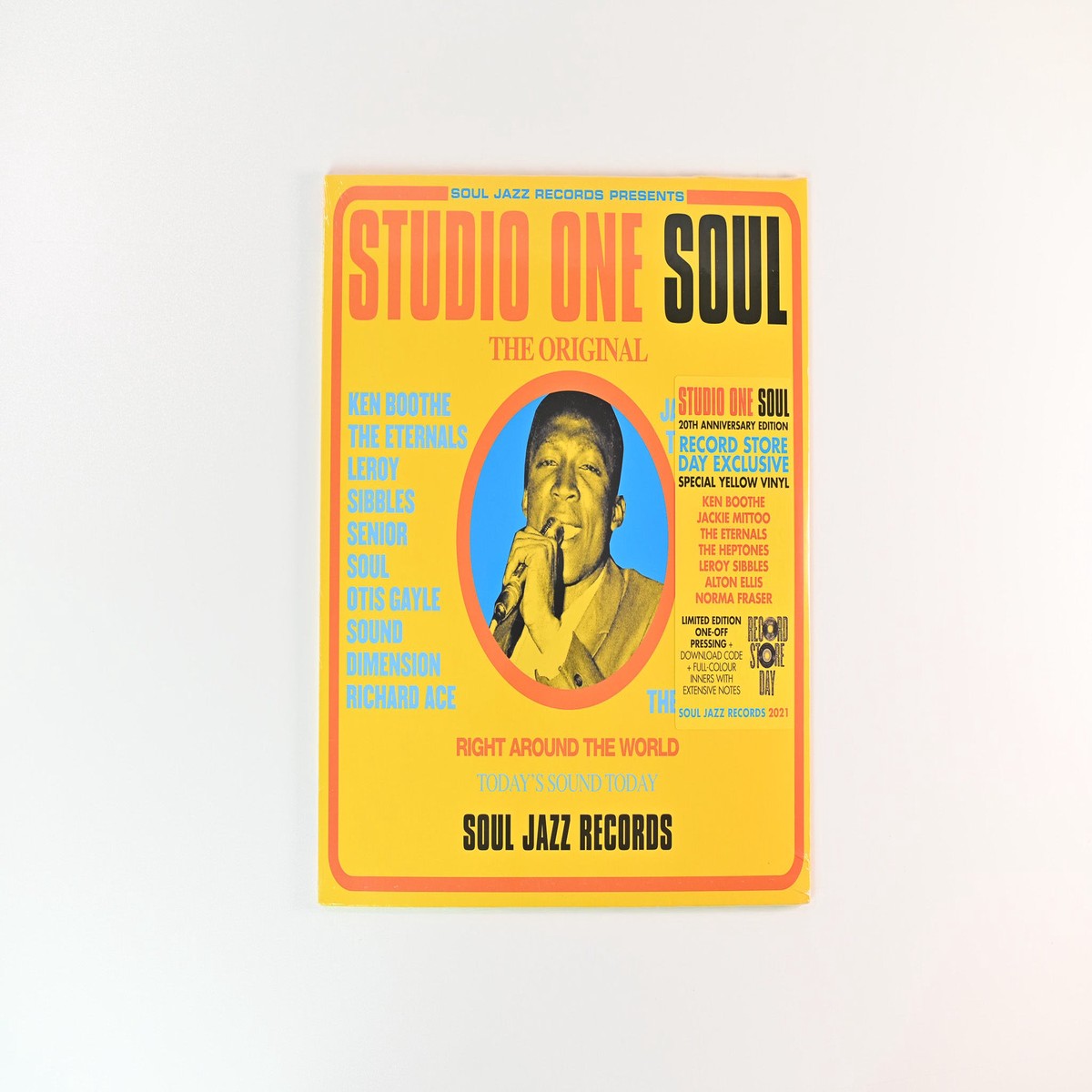 Various – Studio One Soul on Soul Jazz Records RSD 2021 Ltd Yellow Vinyl Reissue Sealed
