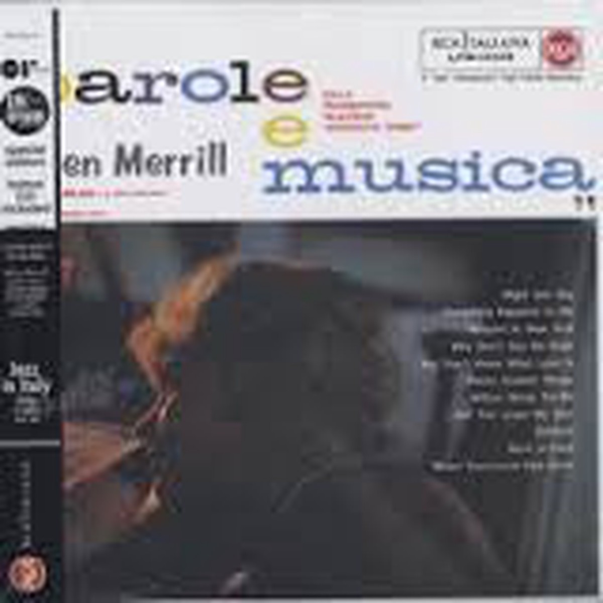 Helen Merrill Con Piero Umiliani E Il Suo Complesso – Parole E Musica (LP Album RE RM CD Album RE RM) – USED