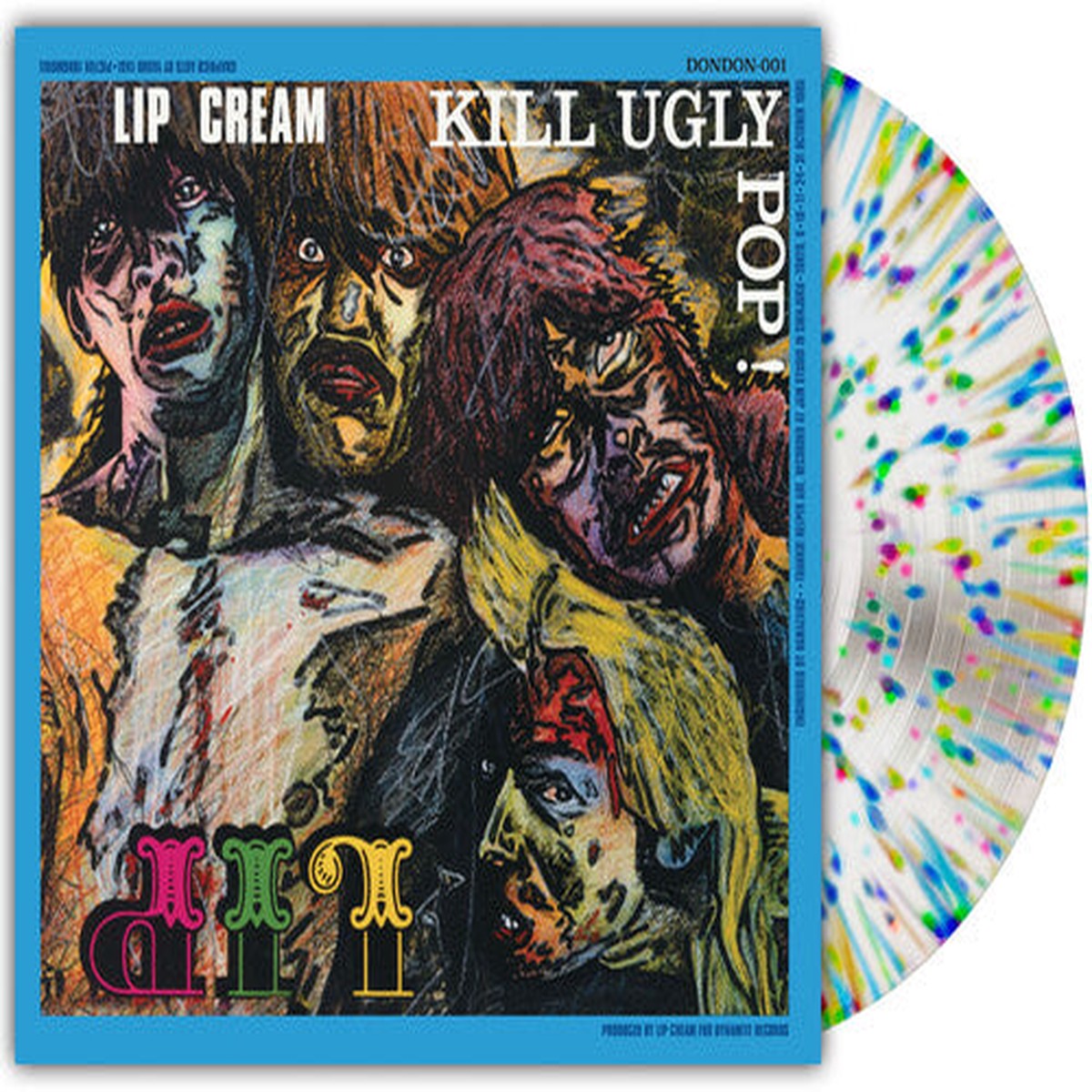 Lip Cream – Kill Ugly Pop White Splatter Vinyl