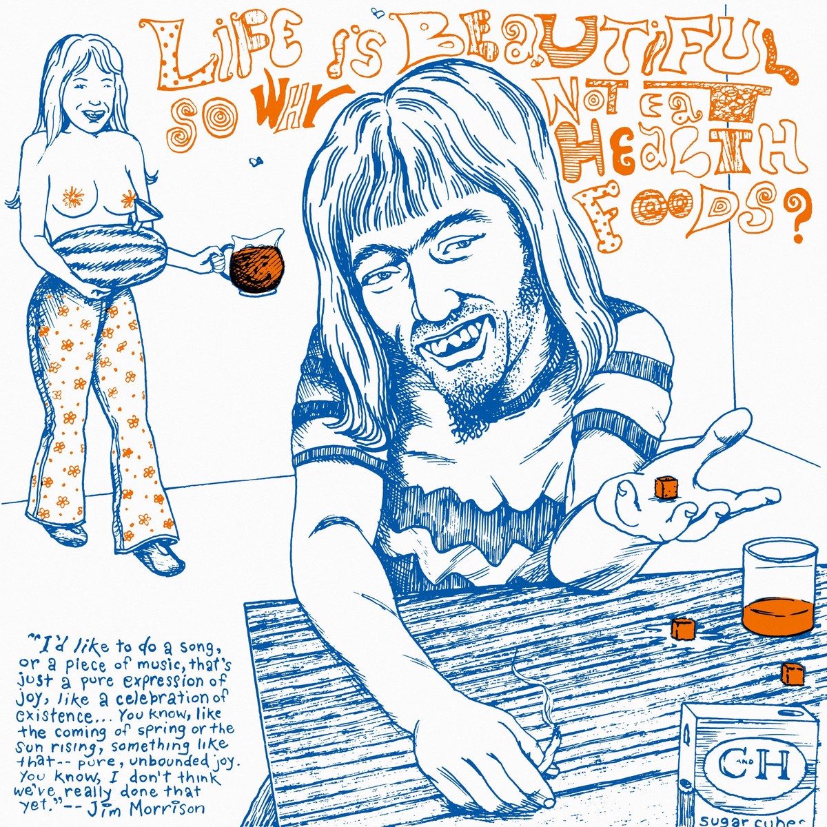 Various Life Is Beautiful So Why Not Eat Health Foods (LP ALBUM ORANGE) – NEW