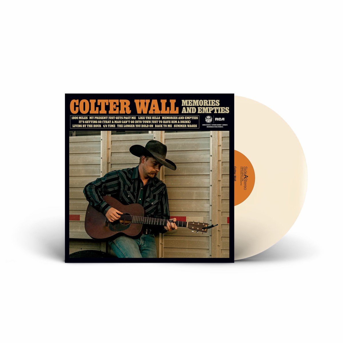DAMAGED Colter Wall – Memories And Empties Opaque Bone Vinyl