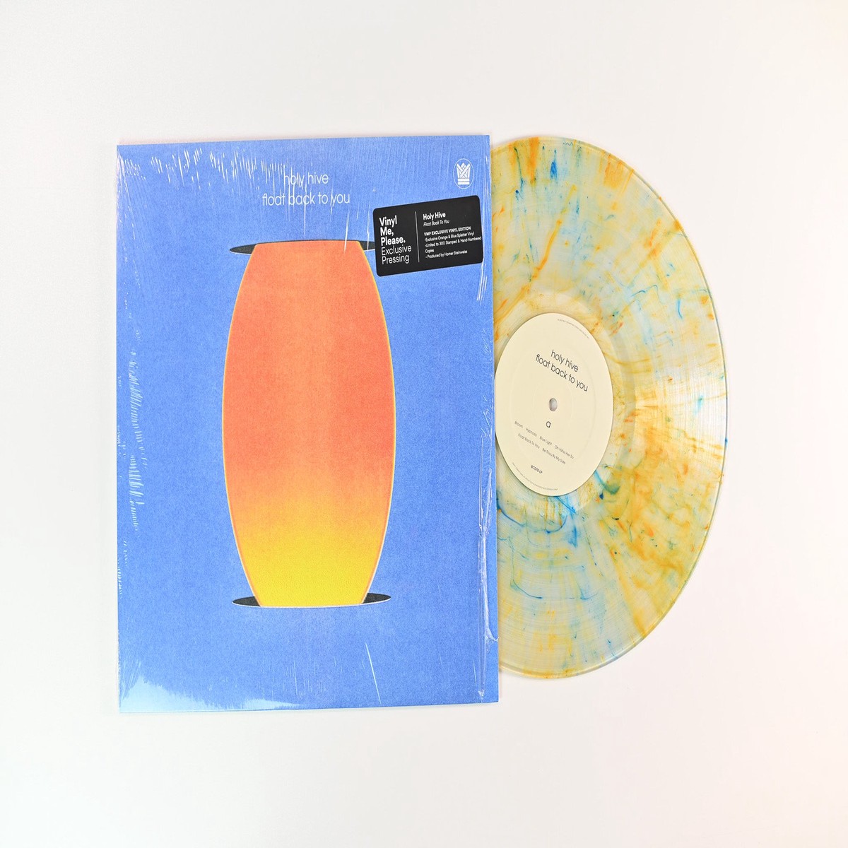 Holy Hive – Float Back To You on Big Crown Numbered Clear w Blue Orange Splatter