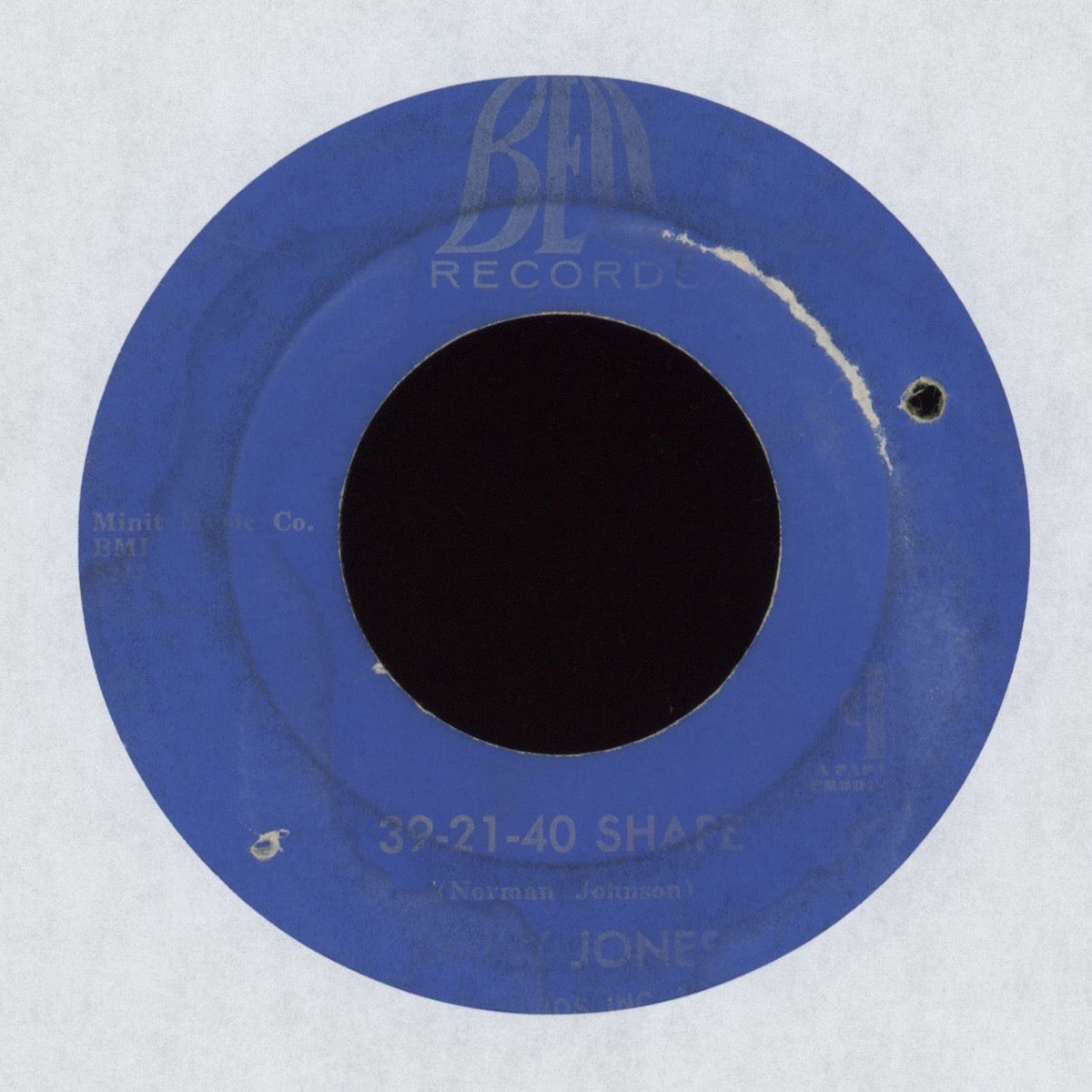 Jimmy Jones – 39-21-40 Shape on Bell Northern Soul 45
