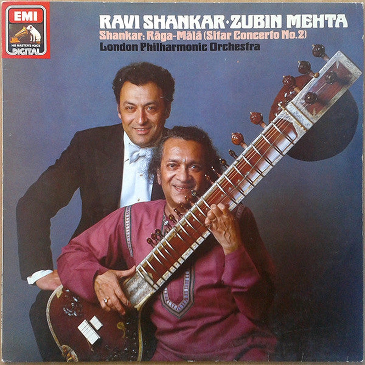 Ravi Shankar And Zubin Mehta And London Philharmonic Orchestra – Raga Mala (Garland Of Ragas) (LP Album) – USED