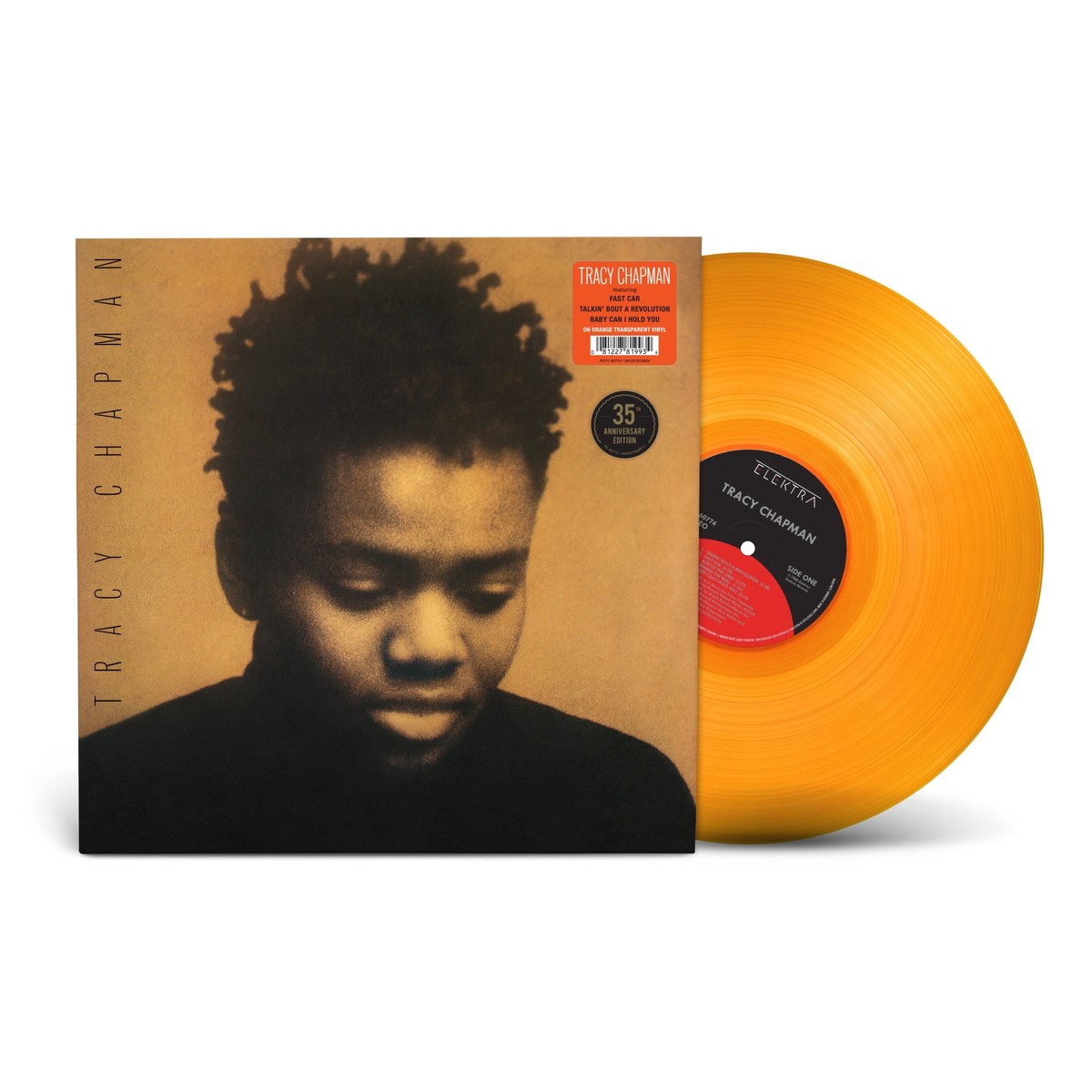 Tracy Chapman – Tracy Chapman Indie-Exclusive Transparent Orange Vinyl LIMIT 1 PER CUSTOMER PLEASE