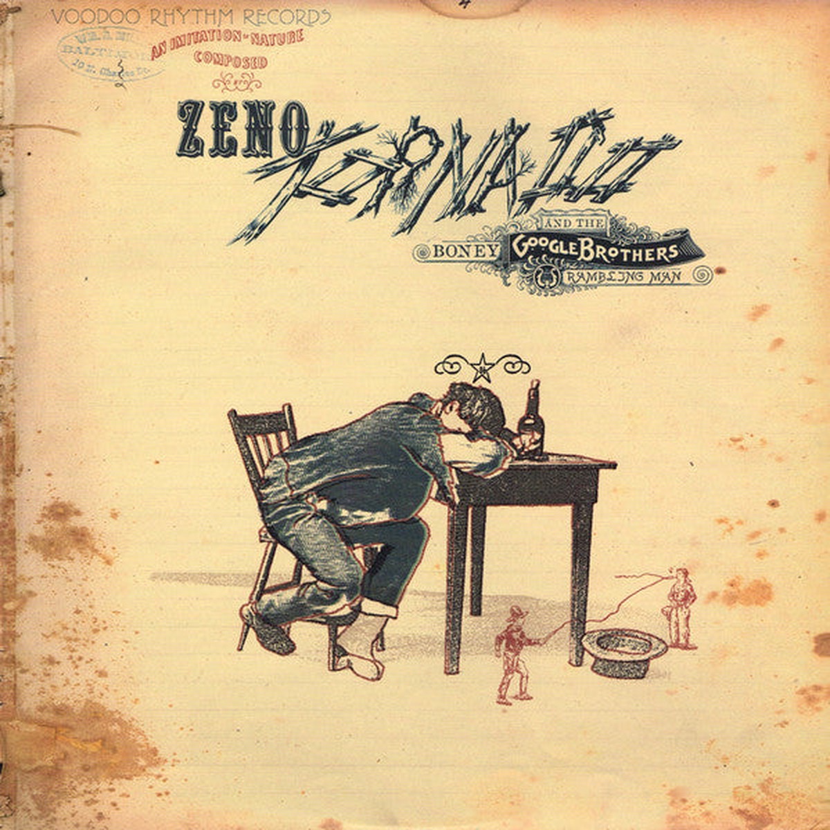 Zeno Tornado And The Boney Google Brothers - Rambling Man (LP Album) - NEW