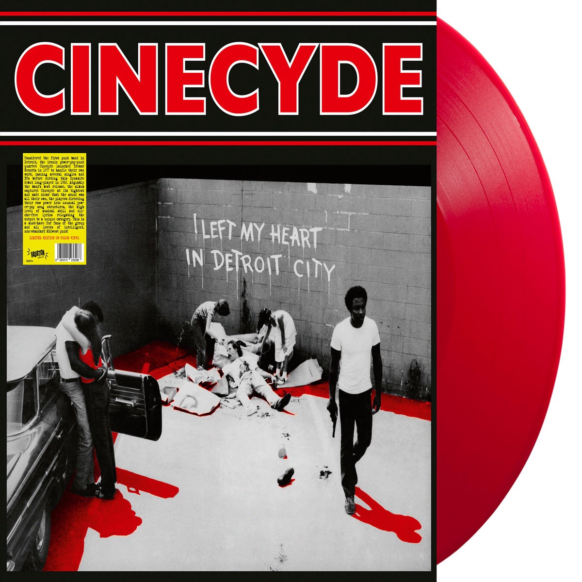 CINECYDE – I LEFT MY HEART IN DETROIT CITY (LP Album COLOR RE) – NEW