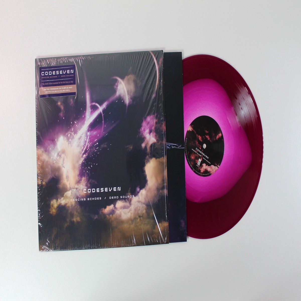 Codeseven – Dancing Echoes Dead Sounds on Equal Vision White In Purple Color-In-Color Vinyl