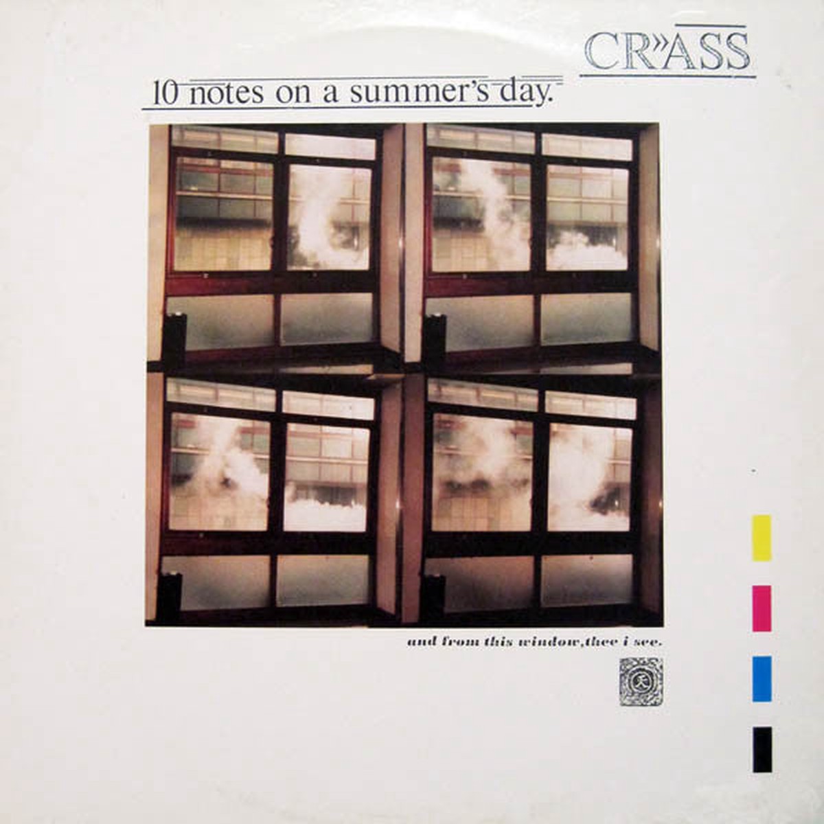 Crass – 10 Notes On A Summers Day (12 Single RP) – NEW
