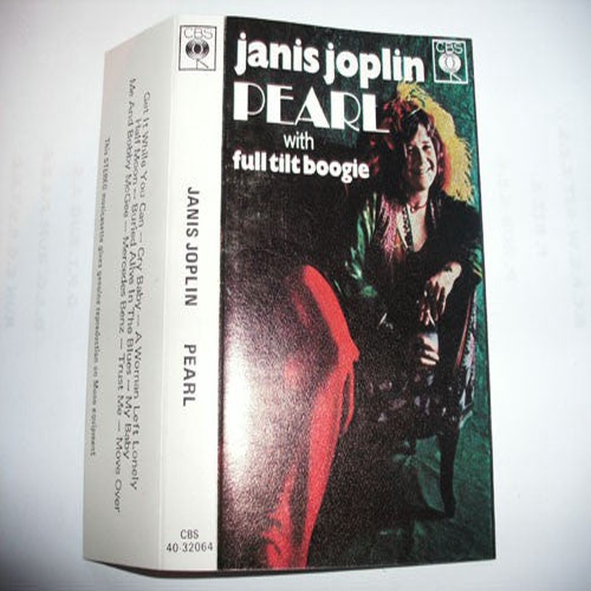 Janis Joplin With Full Tilt Boogie - Pearl (Cass Album RE) - USED