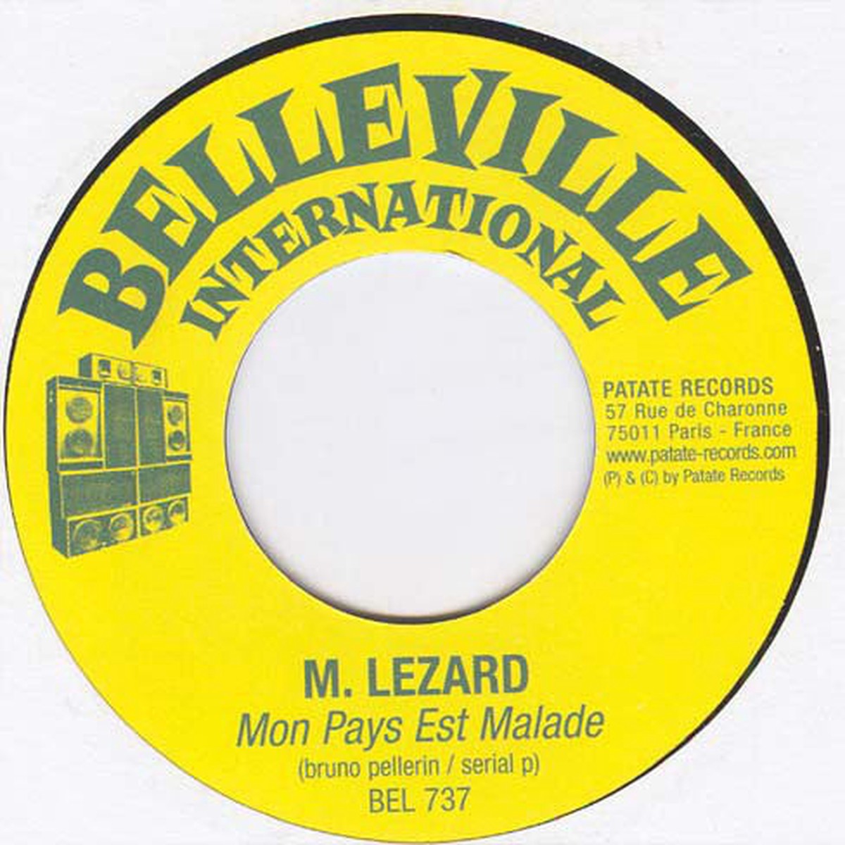 M Lezard D-Fact Crew – Mon Pays Est Malade (7) – USED