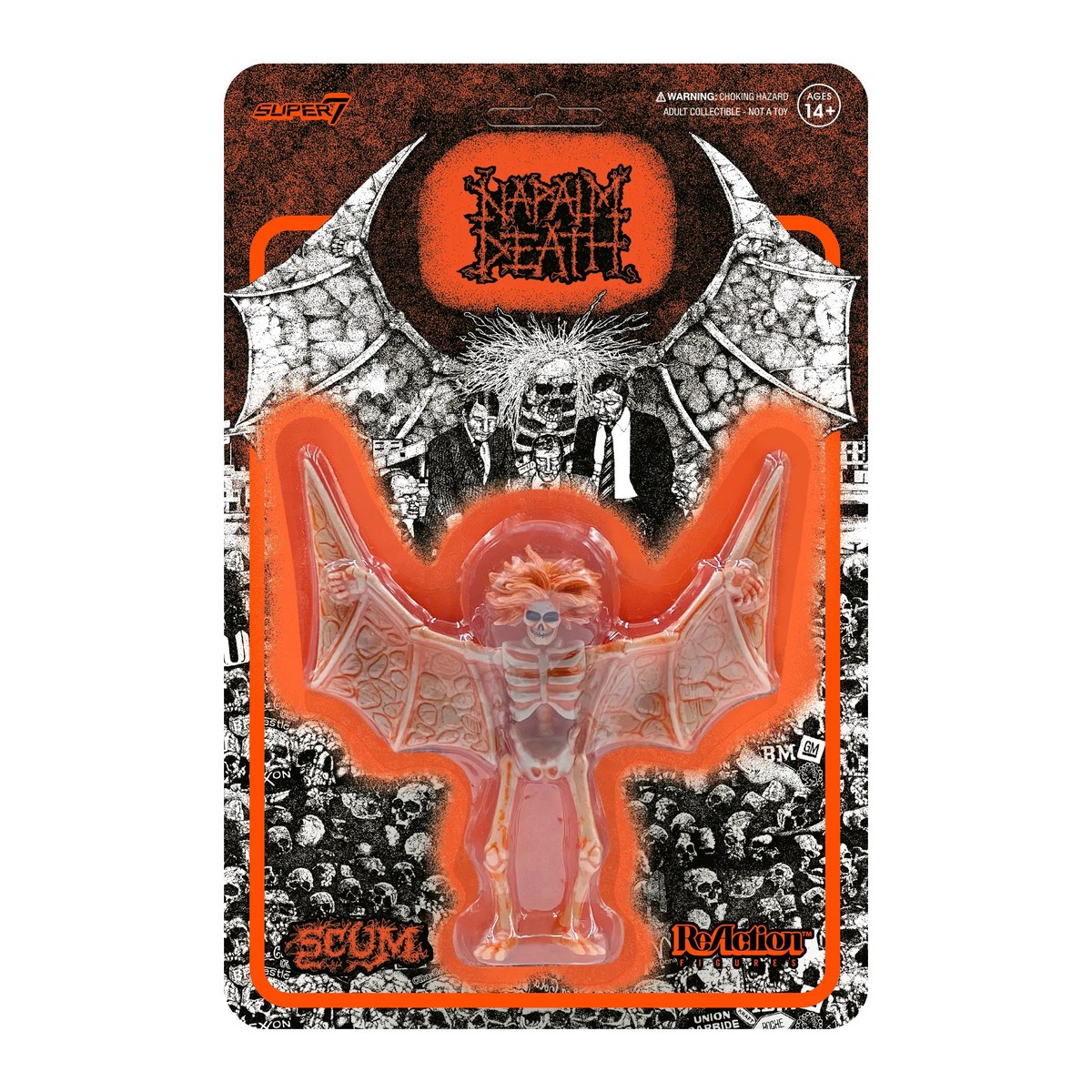 NAPALM DEATH – Napalm Death Reaction Figure – Scum Demon (Orange)