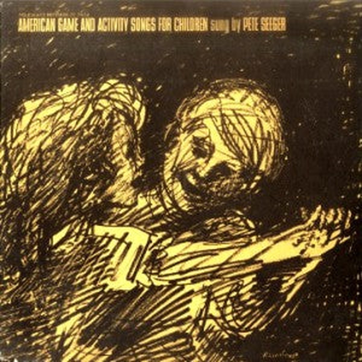 Pete Seeger – American Game And Activity Songs For Children sung by (LP Unofficial) – NEW