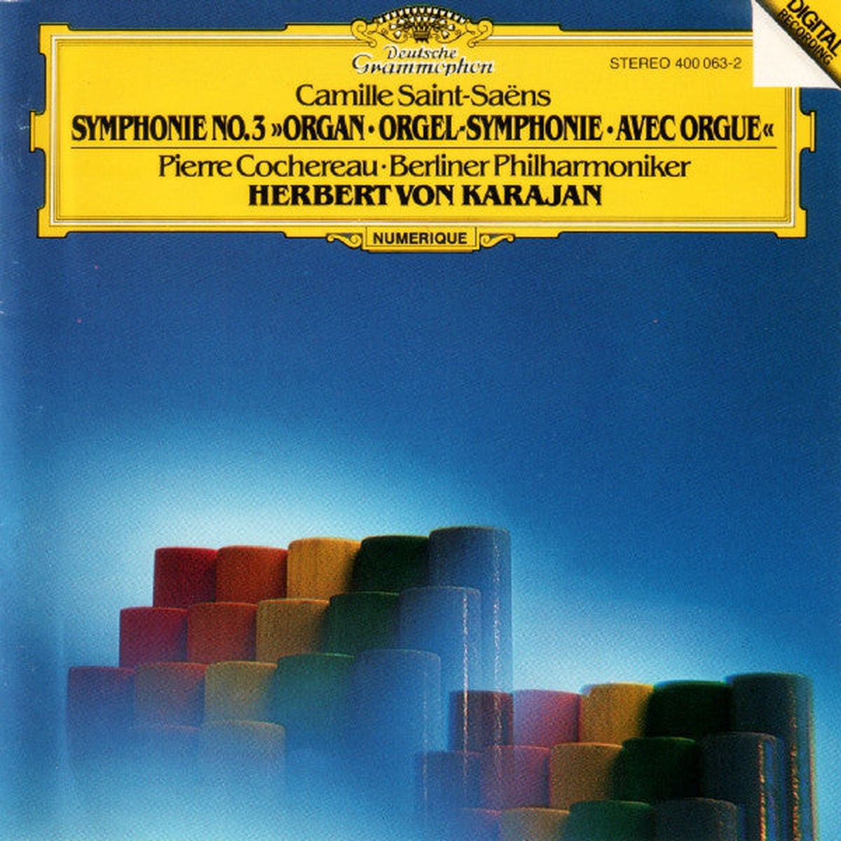 Saint-Sans – Karajan Berliner Philharmoniker Pierre Cochereau – Symphonie No 3 – Organ (CD Album) – USED