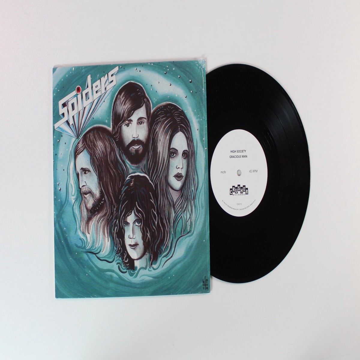 Spiders – Spiders on Crusher Records – 10 Vinyl