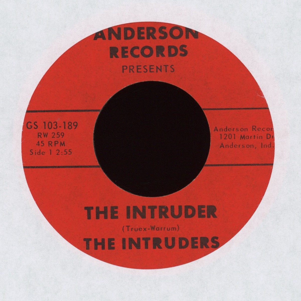 The Intruders – The Intruder on Anderson Instro Surf 45