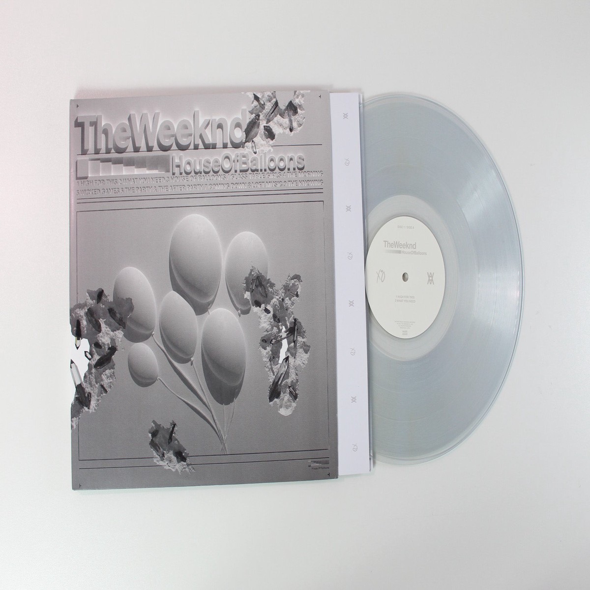 The Weeknd – House Of Balloons on XO Republic Ltd Clear Vinyl Reissue