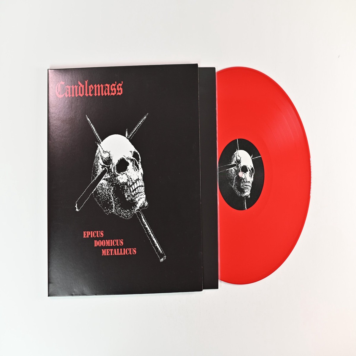 Candlemass – Epicus Doomicus Metallicus on Peaceville Ltd Red Vinyl Reissue