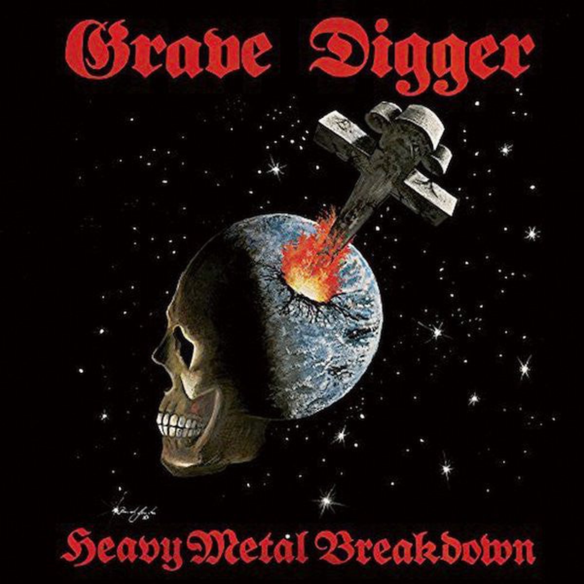 Grave Digger (2) – Heavy Metal Breakdown (2xLP Album RE RM Red) – NEW