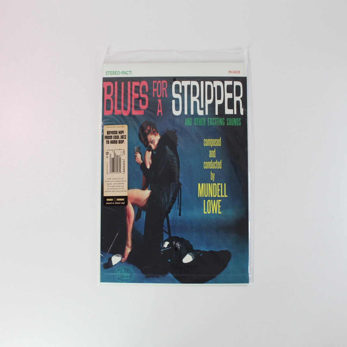 Mundell Lowe – Blues For A Stripper on Modern Harmonic Sheer Cyan Vinyl Reissue Sealed