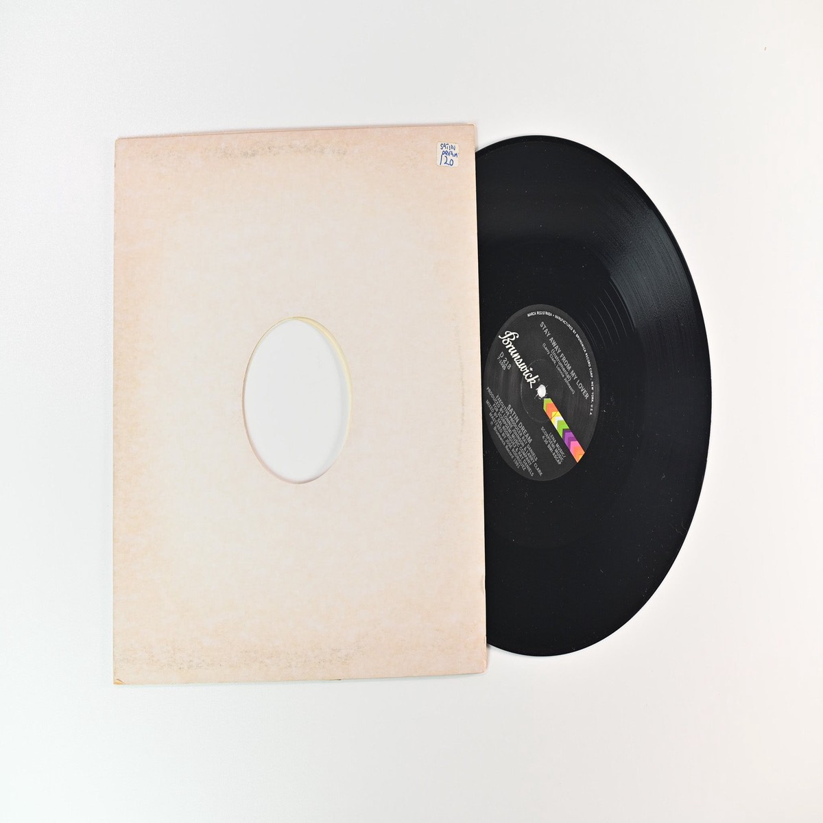 Satin Dream – Stay Away From My Lover on Brunswick 12 Single