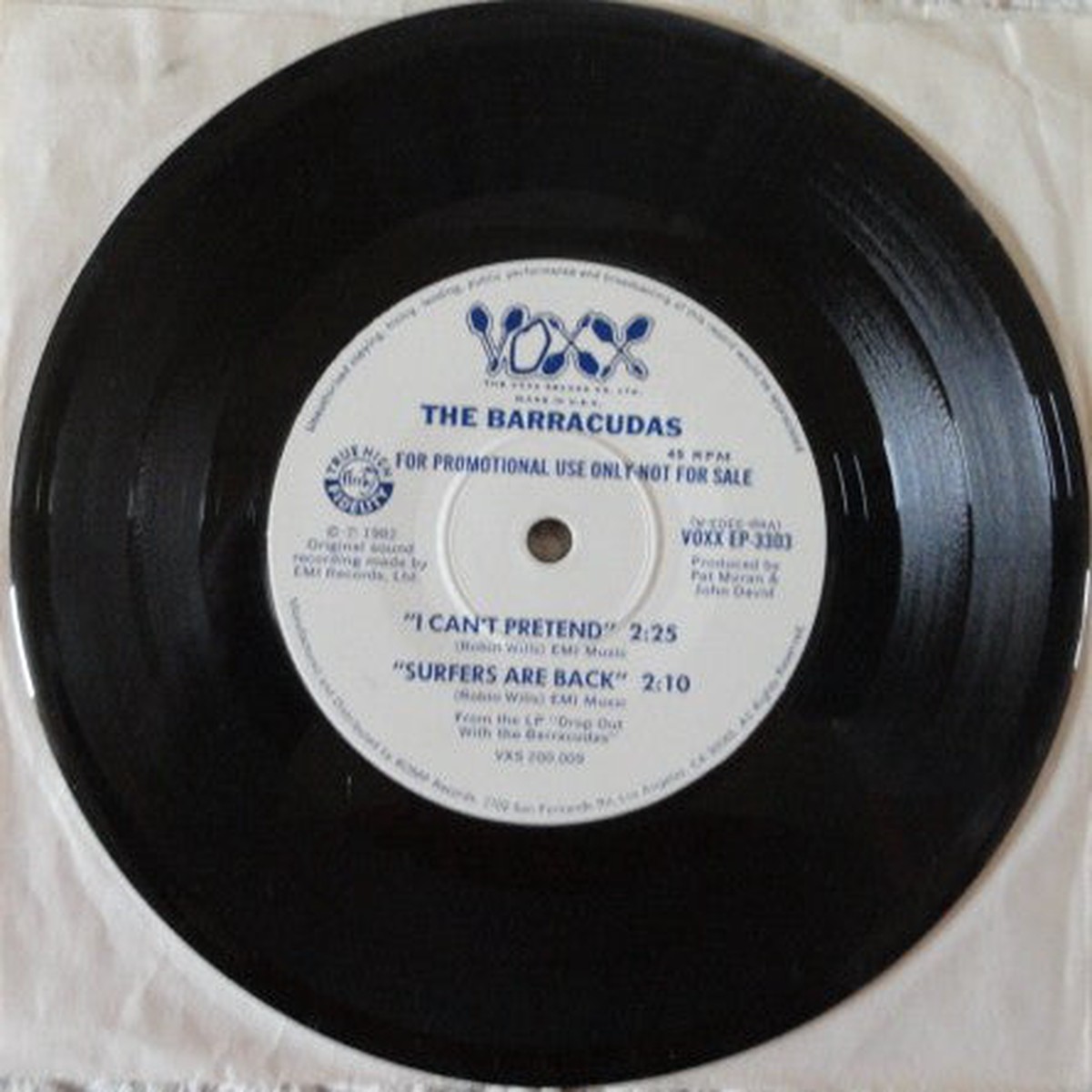 The Barracudas – I Cant Pretend (7 EP Promo) – USED