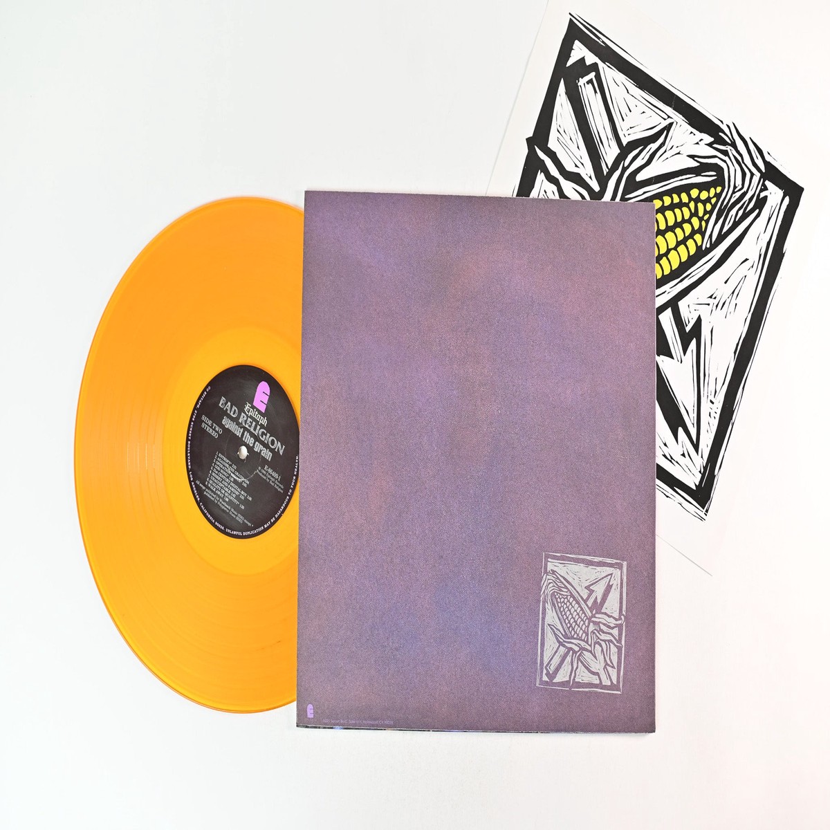 Bad Religion – Against The Grain on Epitaph RSD 2014 Ltd Orange Vinyl